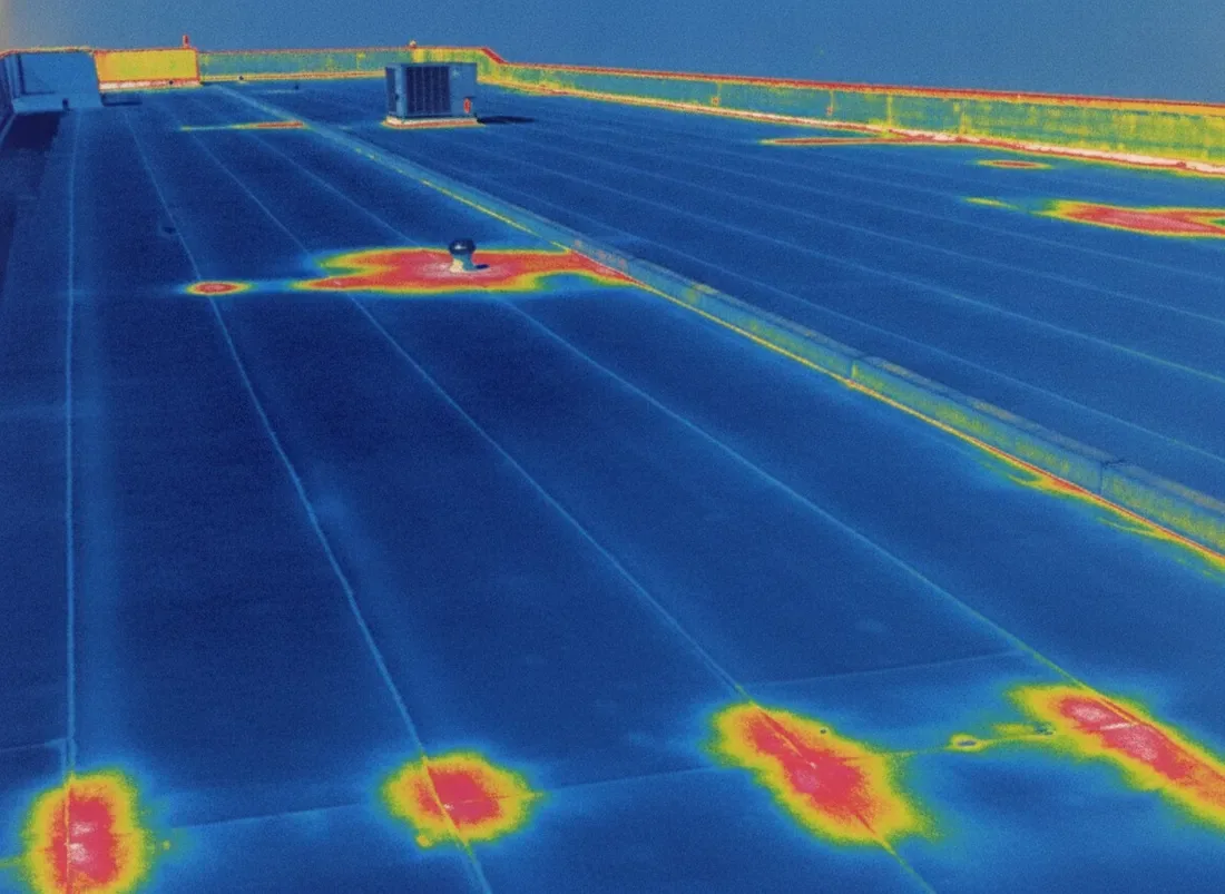 Infrared Commercial Roof Moisture Survey in Santa Maria, CA